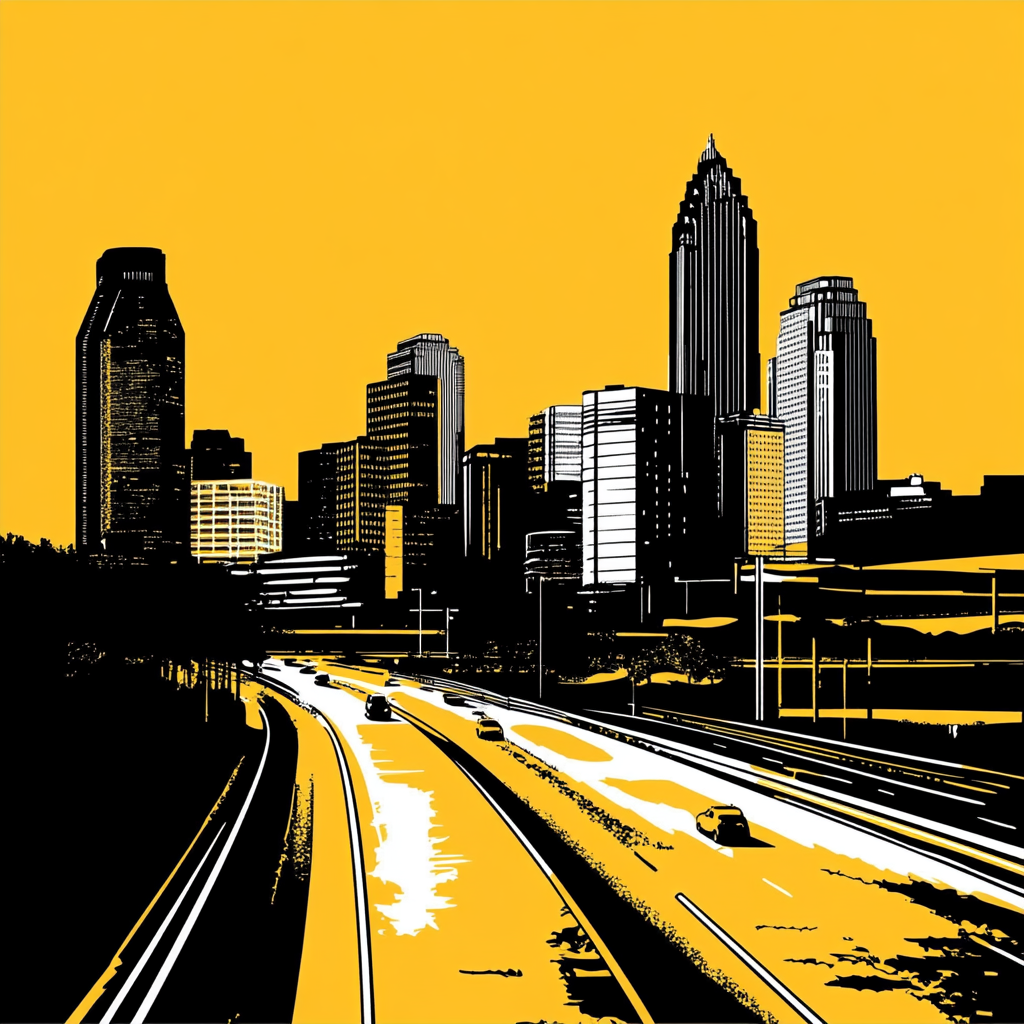 Charlotte service area map